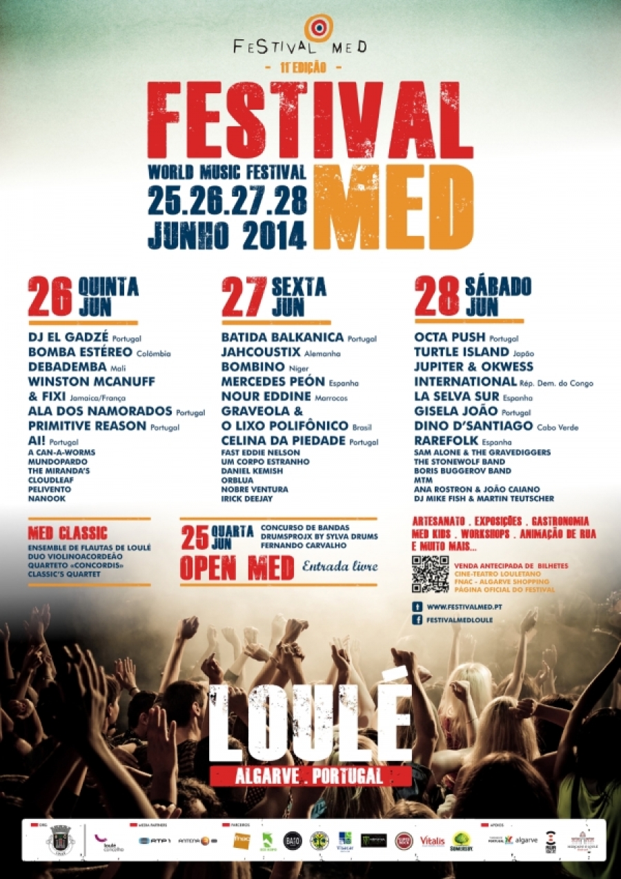 Loulé anuncia mais 23 bandas para o 11º Festival MED
