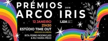 Rui Maria Pêgo e Rita Ferro Rodrigues apresentam os Prémios Arco-Íris da ILGA Portugal