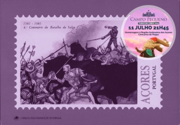 Toiros terceirenses ajudaram a derrotar os espanhóis em 1581