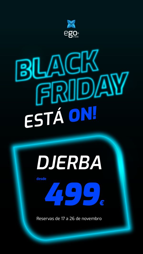 Ego Travel apresenta na Black Friday preço especial para Djerba
