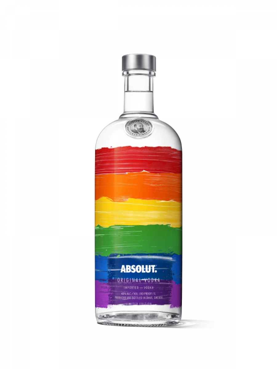 Absolut Vodka lança Absolut Rainbow, uma edição Absolut Pride