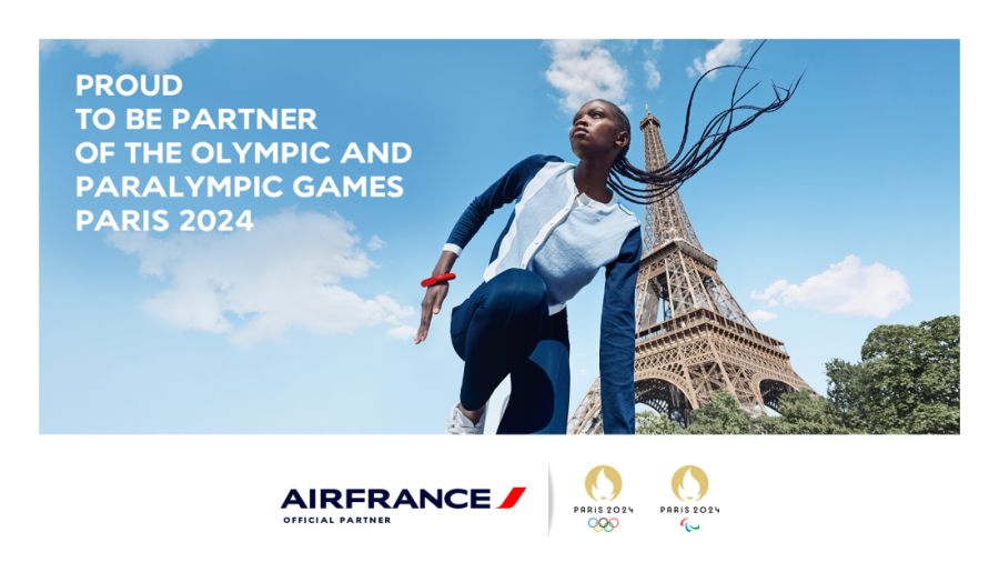 A Air France é parceira do Comité Organizador dos Jogos Olímpicos e Paraolímpicos 2024