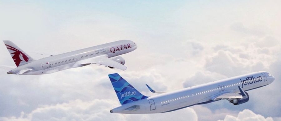 Qatar Airways Privilege Club e JetBlue TrueBlue lançam parceria de fidelidade
