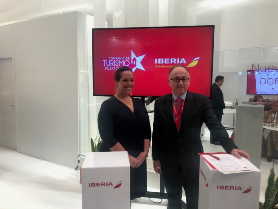 Iberia assina acordo com Porto Rico, na FITUR, para voos diários já em Fevereiro
