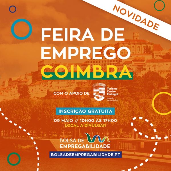 Bolsa de Empregabilidade estará em Coimbra com 50 empresas