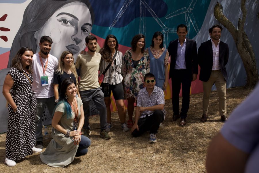 Pintar a Sustentabilidade, uma união entre o Rock in Rio, as Nações Unidas e a Câmara de Lisboa