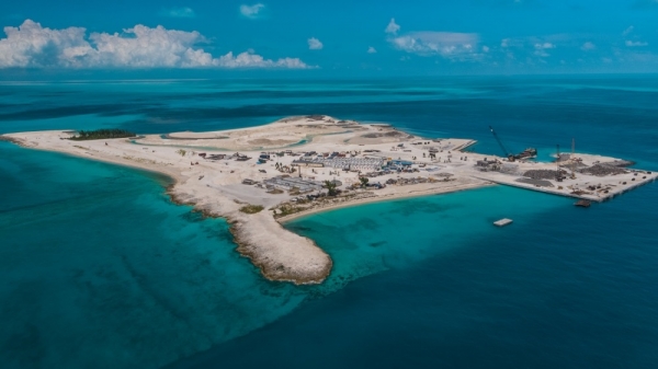 A construção da Ocean Cay MSC Marine Reserve entra na sua fase final