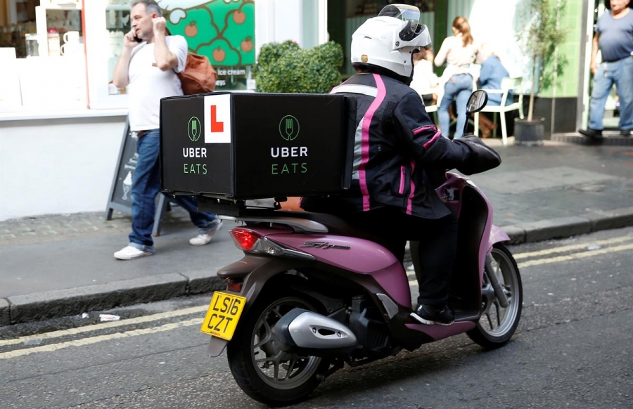 Uber Eats em Braga igual a refeições mais rápidas